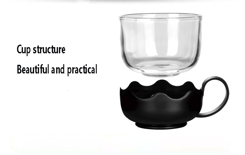 Haidue Heat Resistant Glass Tea Set Clear - Small