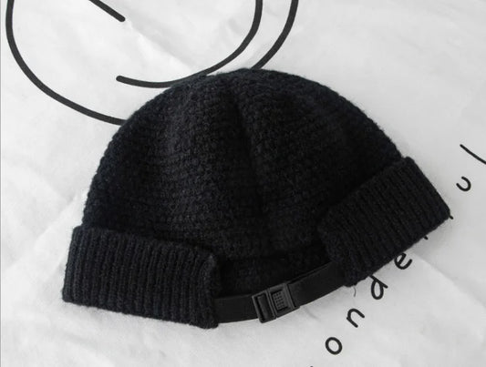 T&C new winter knitting elastic beanie brimle