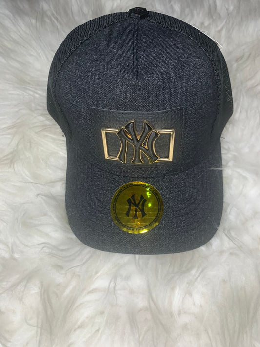 T&C NY new York Yankees baseball cap - Black