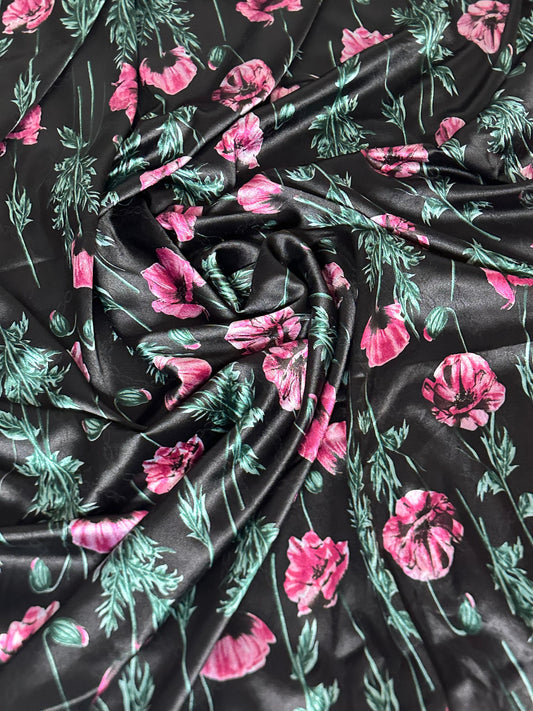 K&Y Miss elegant silk fabric 4yards