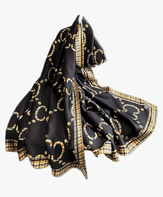 T&C quality soft silk scarf female shawls foulard beach cover -ups warp