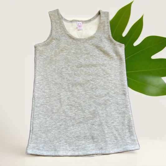 Tots & Togs Round Neck Tank Top - Ash