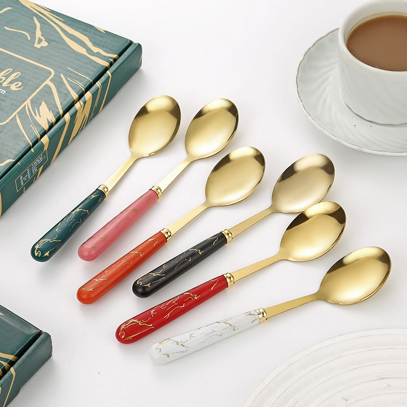 1pc Dinning spoon 6pieces sets