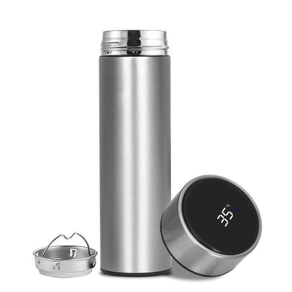 Ceedex Temperature Display Water Smart Cup  - Silver