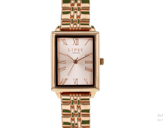 Lipsy Sunray Analogue Rose Gold Watch