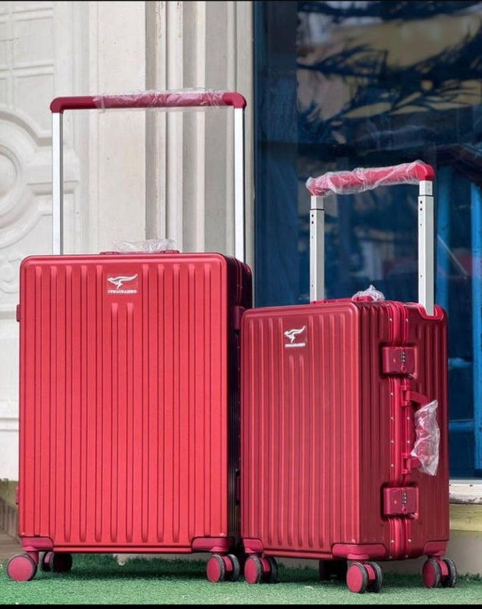 BoxVault 2-piece wide handle Luggage - Red