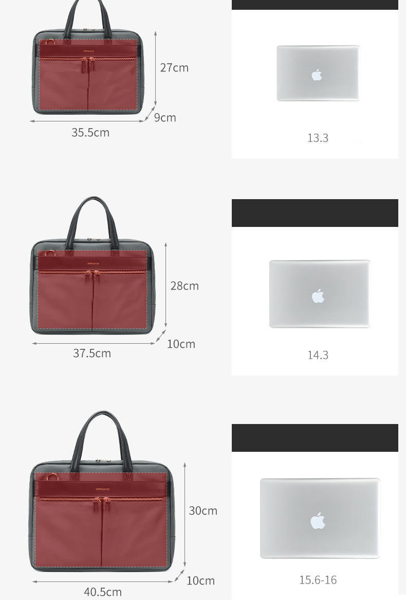 Fashion Women's Notebook Briefcase, Laptop Crossbody Bag Shoulder Bags Business Travel: Light Pink
