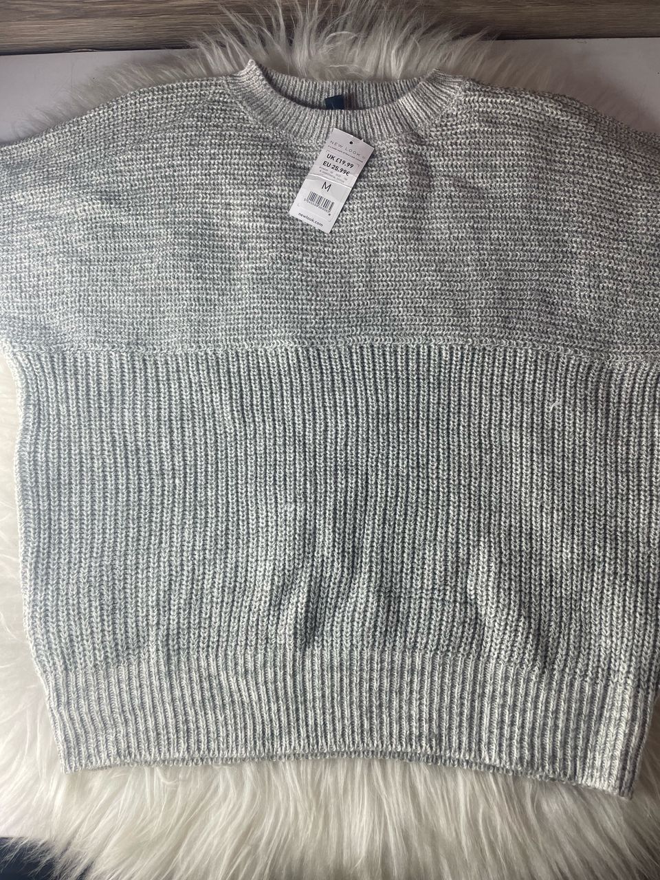 Newlook  Horizontal Stitch Ash Sweater