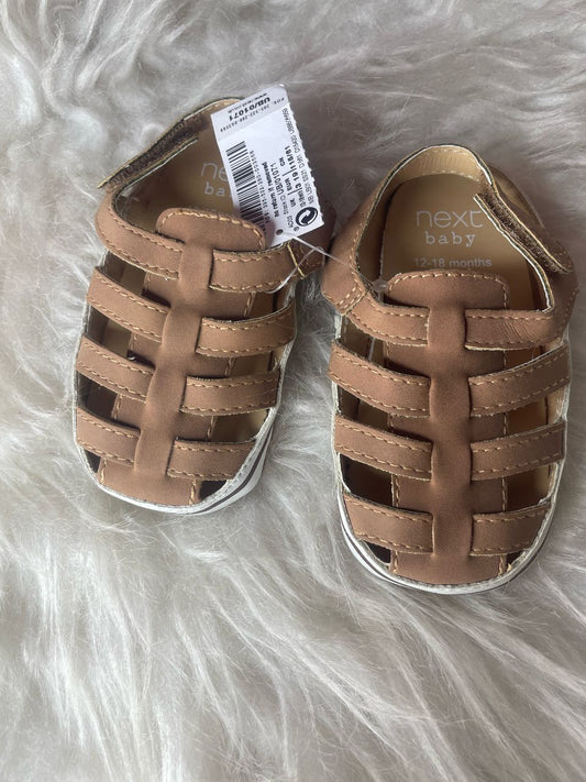 Next baby soft brown Sandals