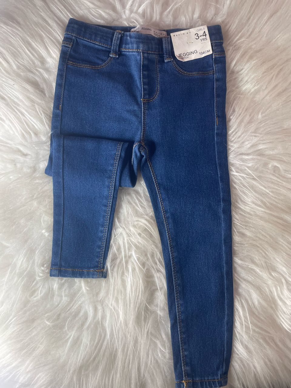 PRIMARK STRETCH DENIM JEGGINGS- BLUE