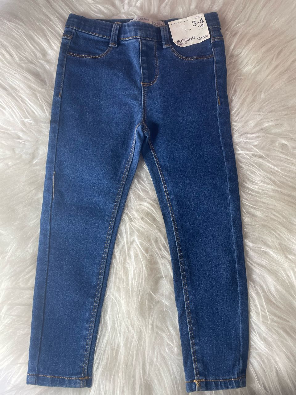 PRIMARK STRETCH DENIM JEGGINGS- BLUE