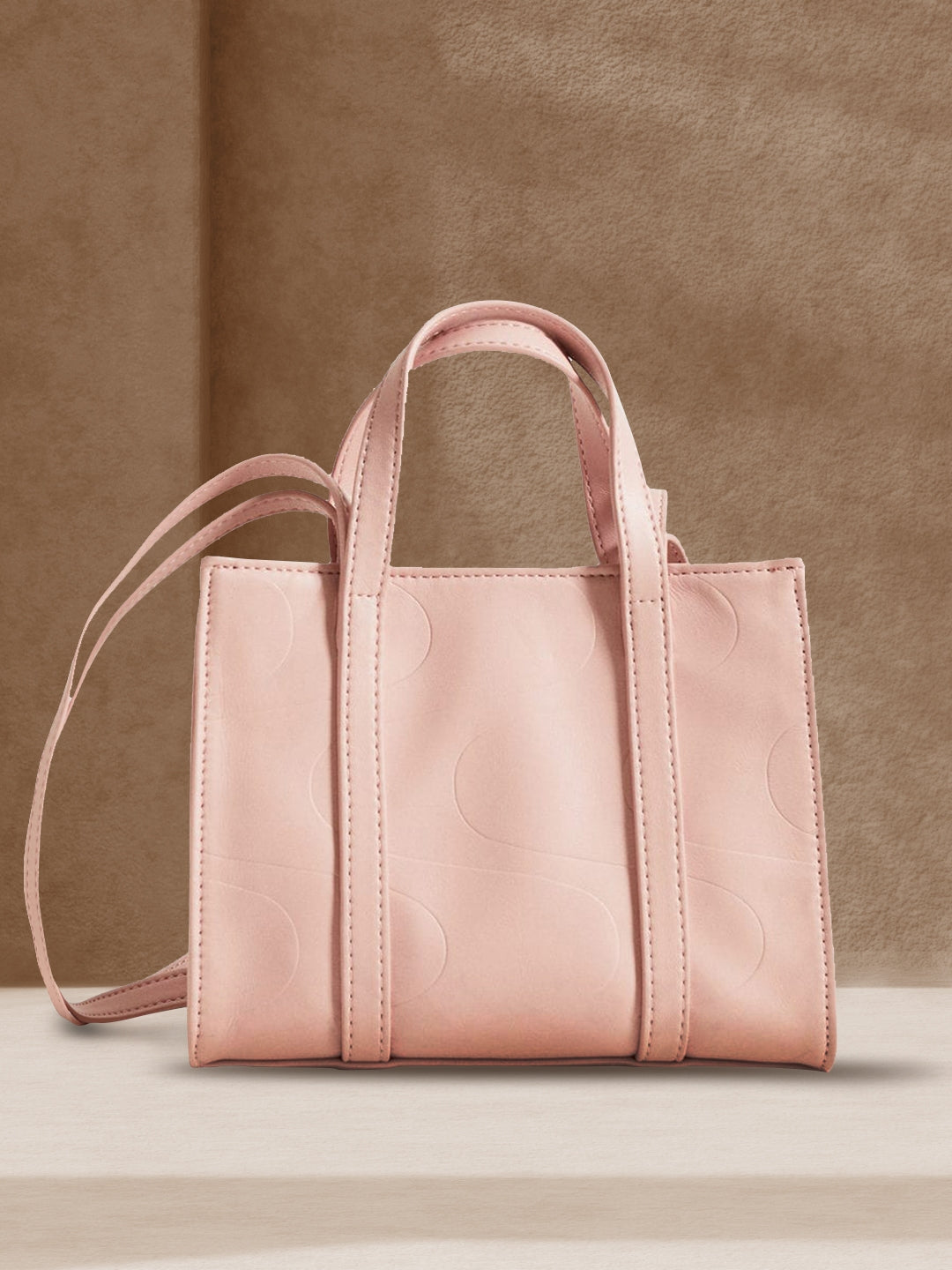 Mango Mini shopper bag pink