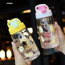 480ML Kids Water Sippy Cup Kids Water Bottle Creative Safe Baby Feeding Cups: Lucky Baby