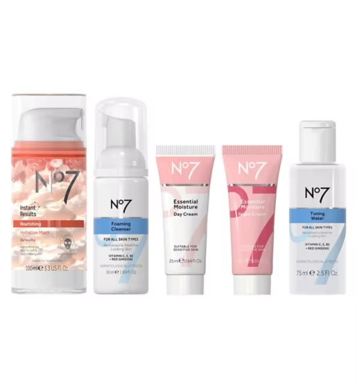 No7 Skincare Essentials 5 Piece Set