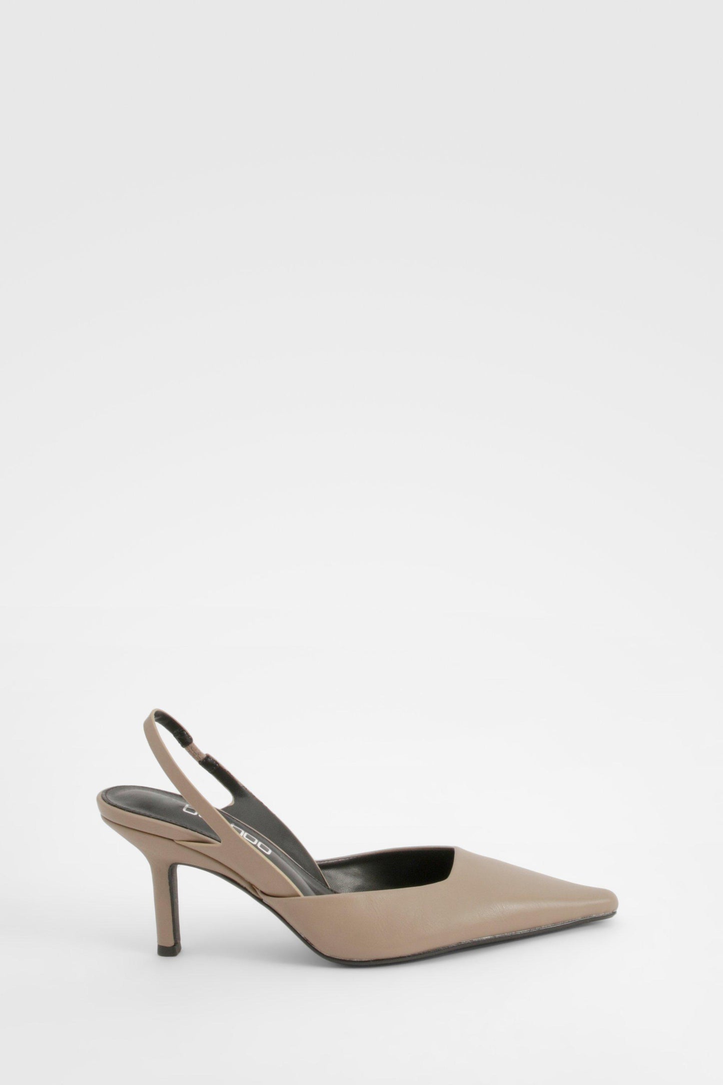 Boohoo Low Stiletto Slingback Court Heels