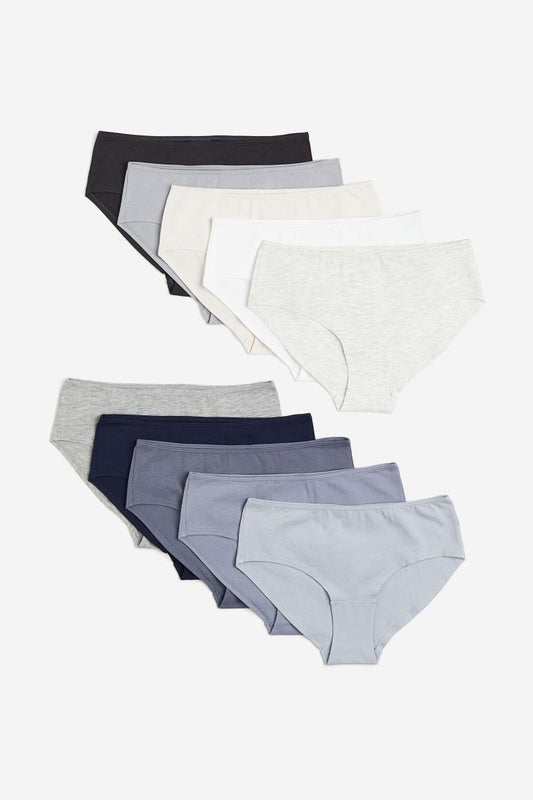 H&M 10-pack Hipster Briefs: Large