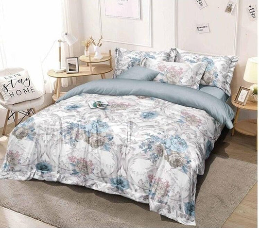 Ramsziza Double bedspread, 8 pieces - turquoise and pink