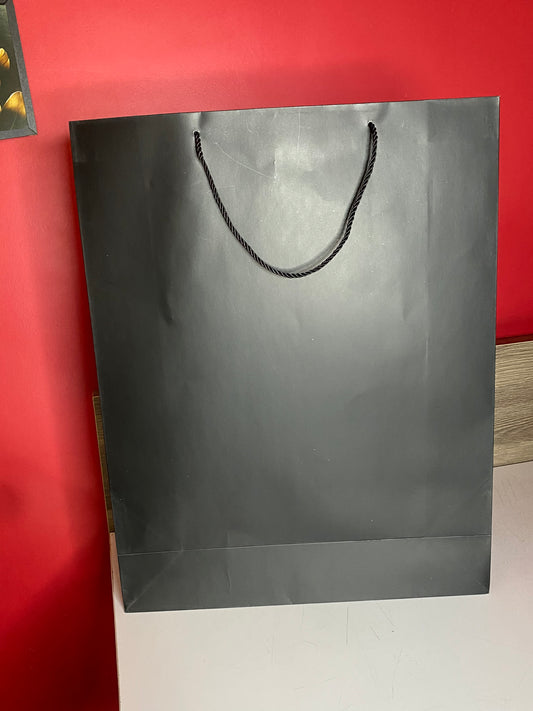 Kraft Plain Big Size Paper Gift Bag - Black