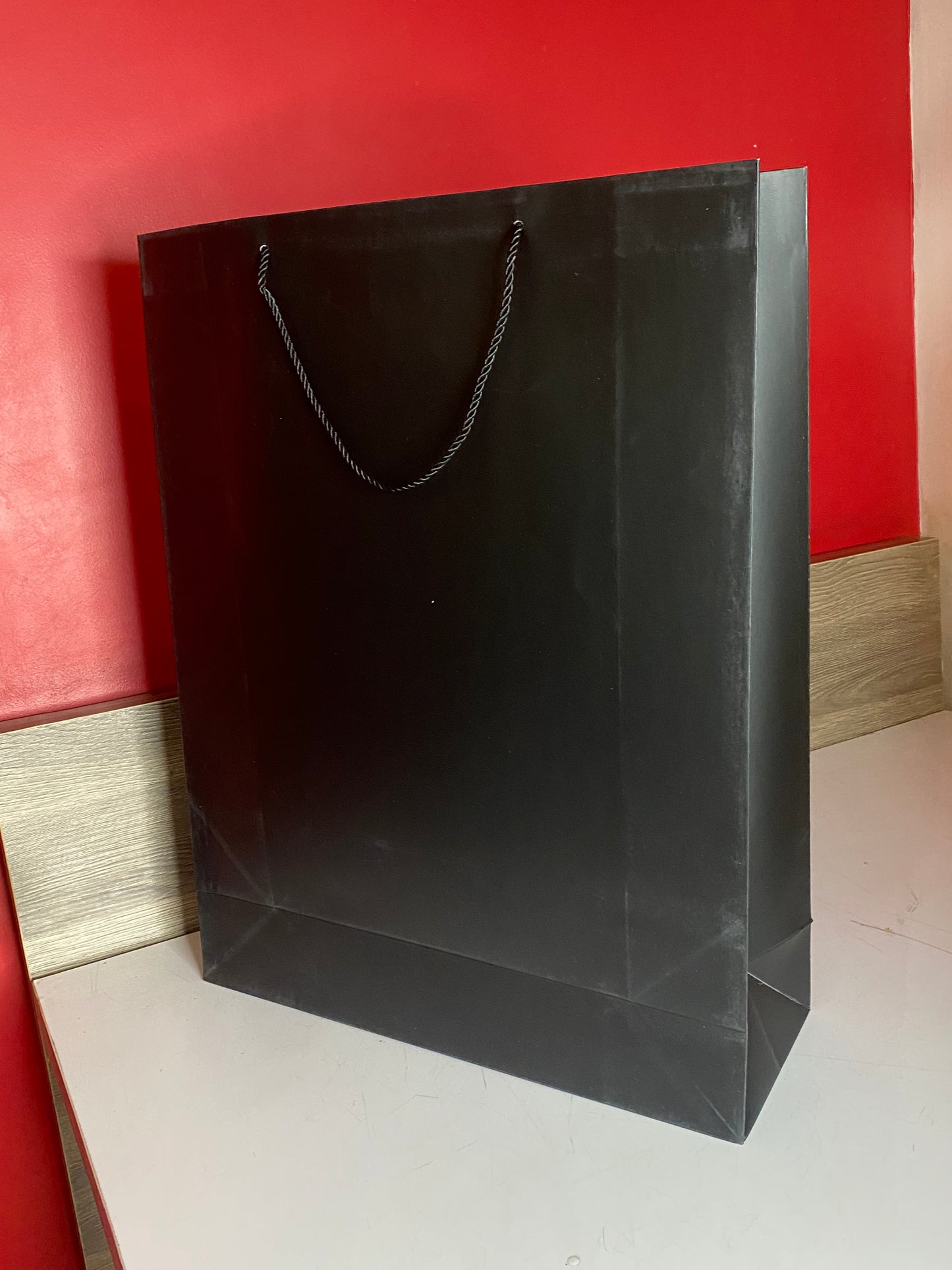 Kraft Plain Big Size Paper Gift Bag - Black