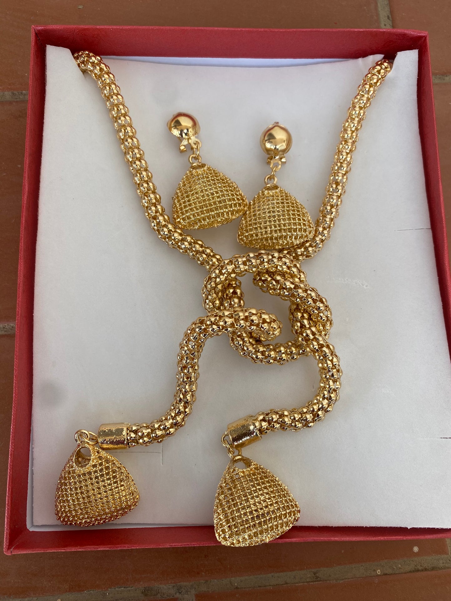 Luxury European 24k Gold Plated Necklace SJP