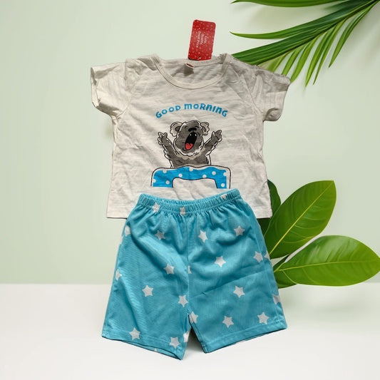 Pat Pat 2pcs Good Morning Bear Pyjamas Set Tots & Togs