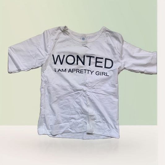 Tots & Togs Wonted Girls Top - White