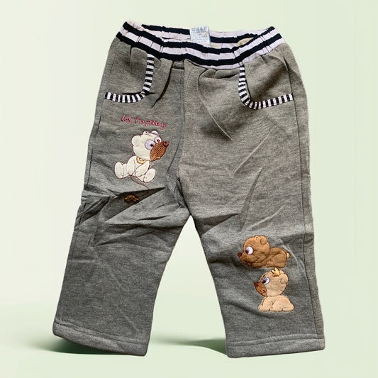 Tots & Togs Grey Baby Bear Joggers