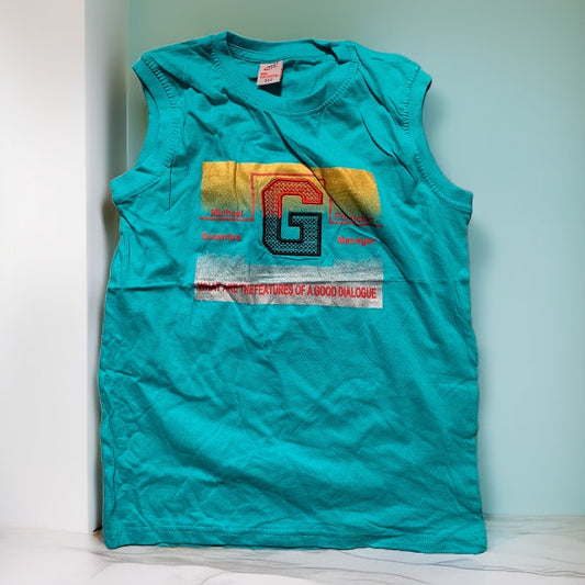 Tots & Togs G Features Armless Polo - Turquoise