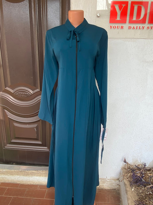 A.A Royal. Egyptian Abaya Free gown- Emerald blue