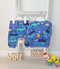 Matalan Baby Blue Car Print Sweatshirt & Jogger Set (Newborn-6mths)