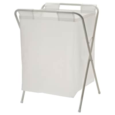 JÄLL Laundry bag with stand - white