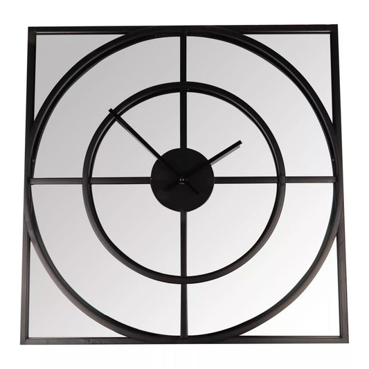 Modern Square Mirrored Wall Clock