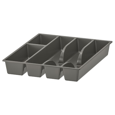 IKEA SMÄCKER Cutlery tray, Light grey, 31x26 cm