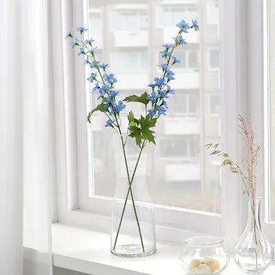 SMYCKA artificial flower, larkspur/blue