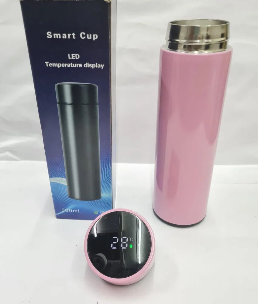 Ceedex Temperature Display Water Smart Cup  Pink