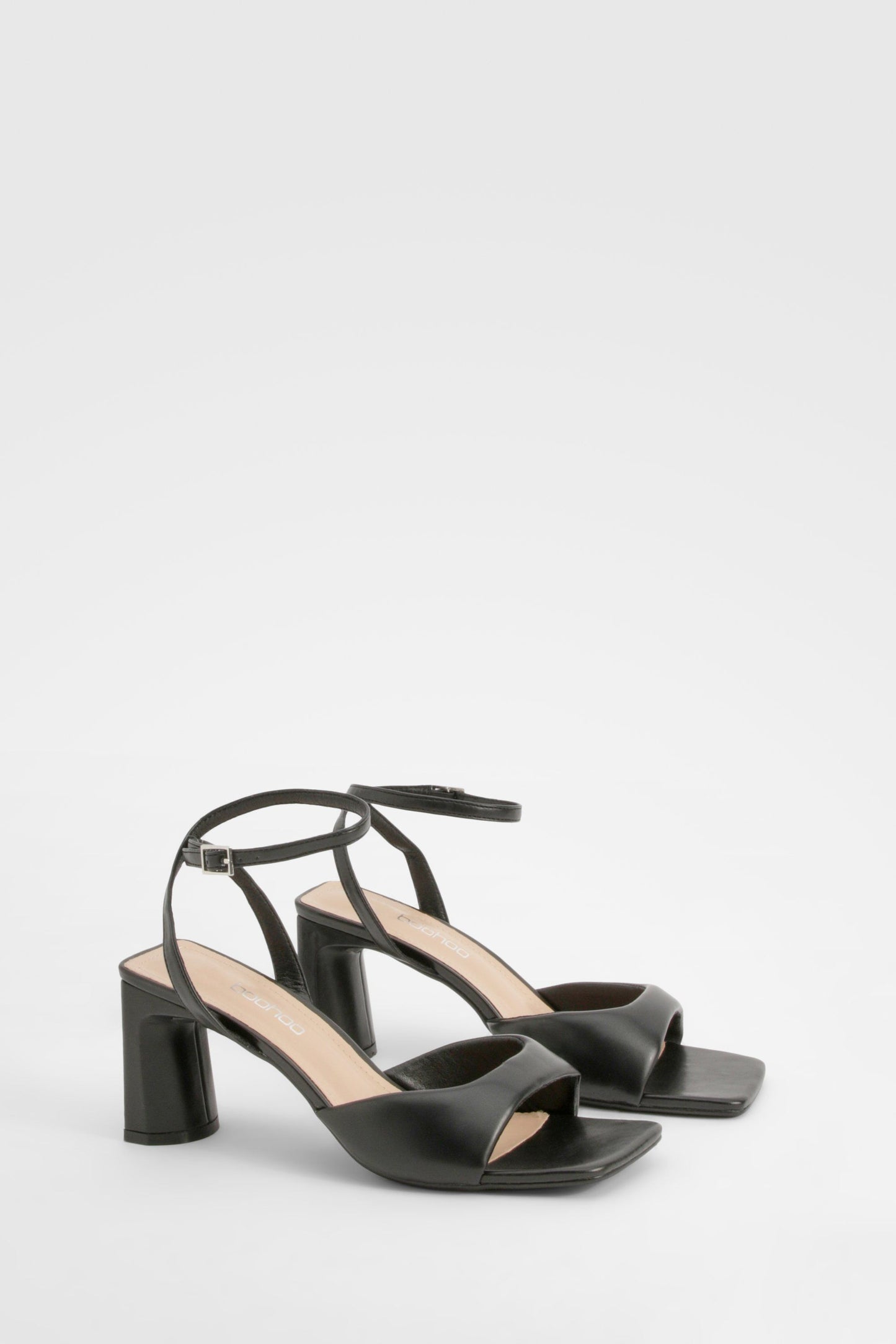 Boohoo Padded Strap Shoes -  Flat Heel Sandals