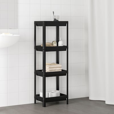 VESKEN Shelf unit -  black