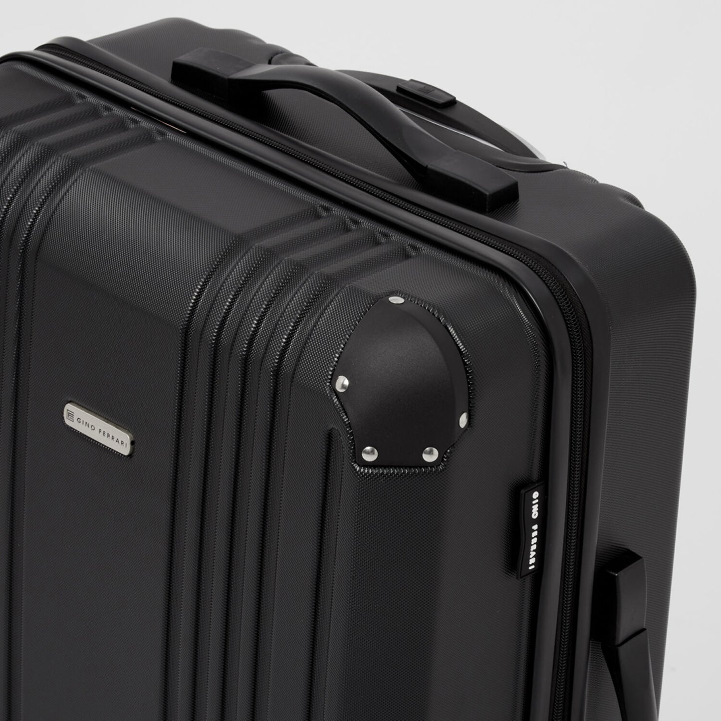 GINO FERRARI  Black Volar Hardshell Suitcases