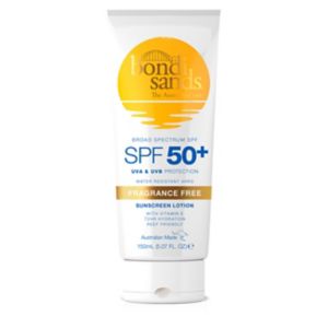 Bondi Sands Sunscreen Lotion SPF 50+ Fragrance Free 150ml