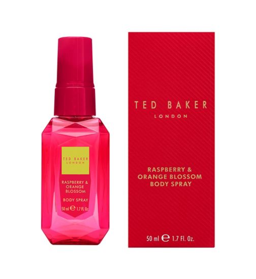 Ted Baker Body Spray Raspberry and Orange Blossom 50ml