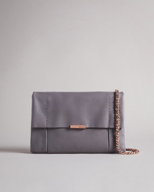 Ted Baker PARSON  Leather cross body bag - Grey