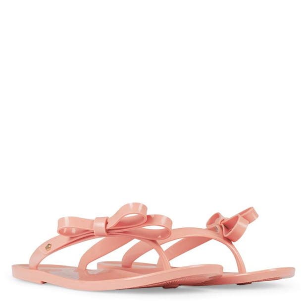 Ted Baker Jassey Bow Sandals-DUSTY PINK