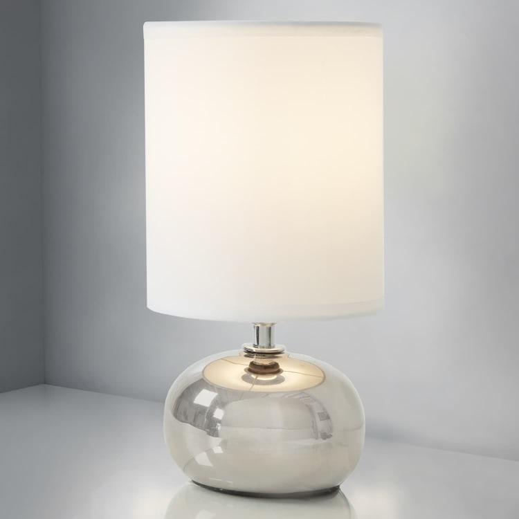 B&M Roma Table Lamp - White