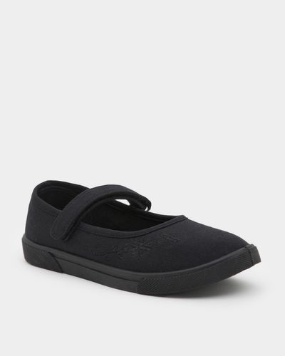 DUNNES CANVAS MARY JANE SHOES
