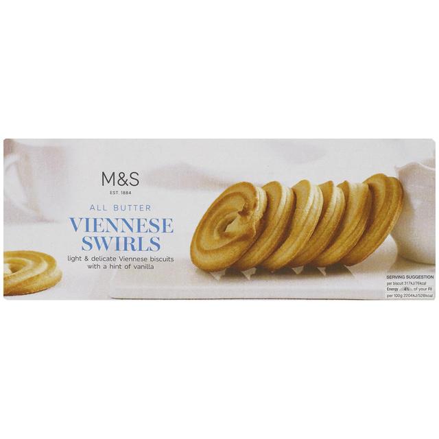 M&S All Butter Viennese Swirls 130g