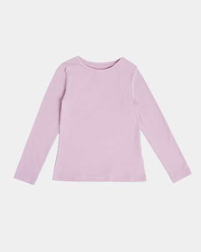 DUNNES GIRLS STRETCH LONG SLEEVE TOP (2-14 YEARS)