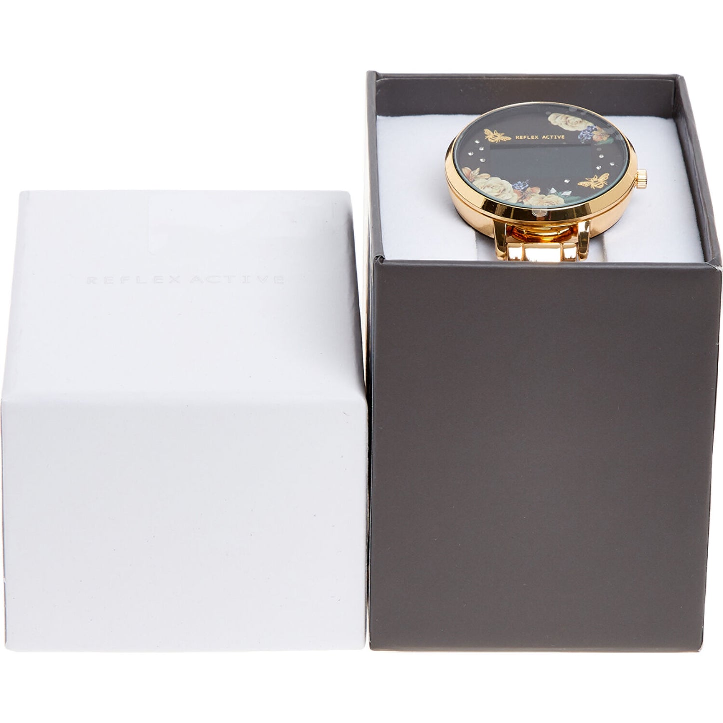 REFLEX Gold Tone Digital Watch