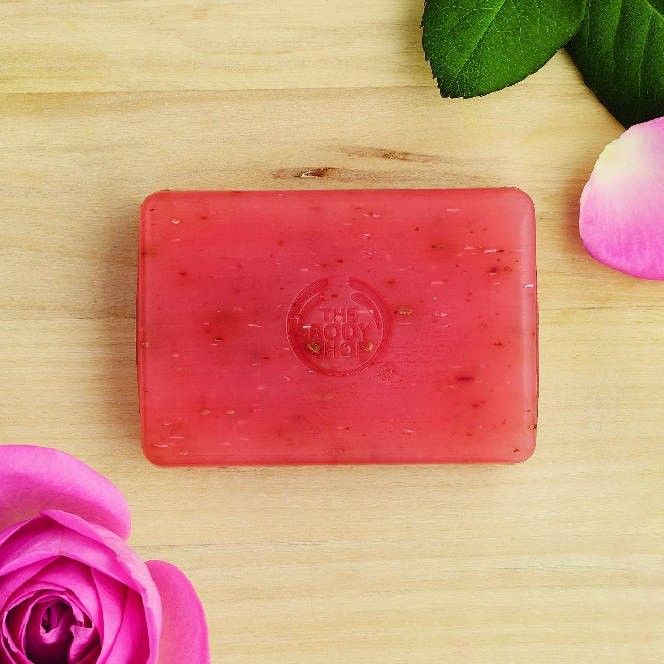 TBS British Rose Exfoliating Soap