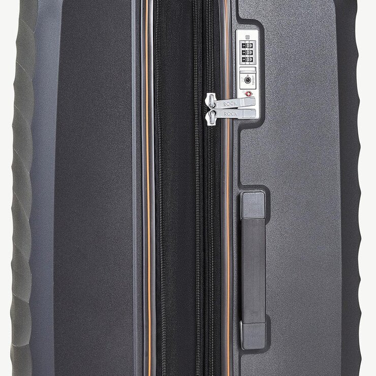 Rock Sunwave 3 Piece Hardside Luggage Set in Charcoal