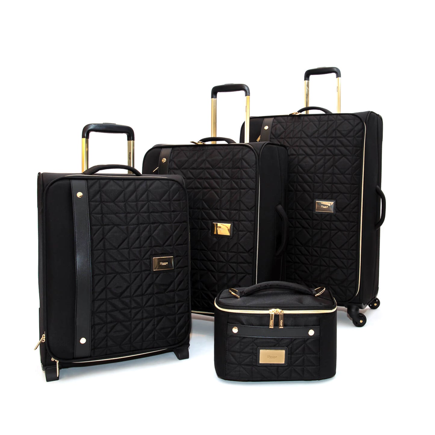 Dune London Tamara Set of 4 Suitcases - Black